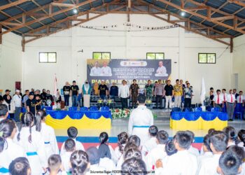 Kejuaraan Karate Antar Dojo/Ranting Banggai Brothers Piala Bupati 2025 Resmi Dibuka