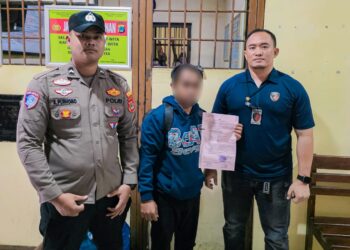 Satreskrim Polres Banggai Tahan Terduga Pelaku Persetubuhan Anak 11 Tahun
