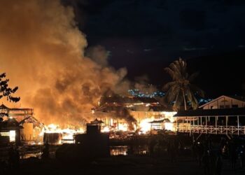 Dua Kali Kebakaran Dahsyat di Pasar Simpong Terjadi pada Bulan Mei