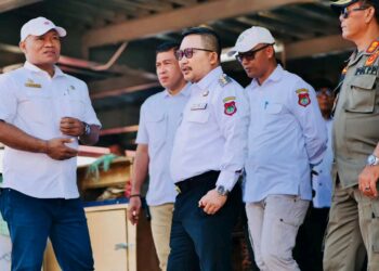 Bupati Banggai Tinjau Penataan Pasar, Targetkan Penataan Lapak dan Akses Jalan Lebih Baik