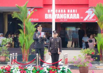 Hari Bhayangkara ke-79: Kapolres Banggai Ajak Anggota Tingkatkan Responsivitas dan Humanisme