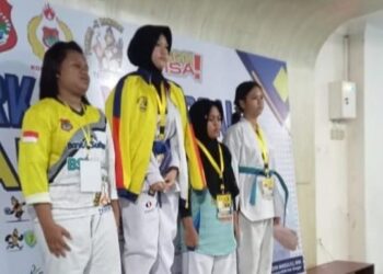 Kontingen Luwuk Utara Borong Medali Emas di Cabor Taekwondo Porkab V Banggai