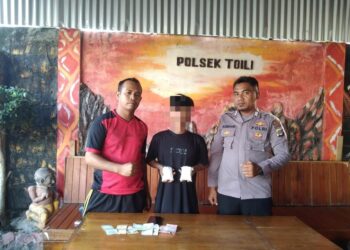 Ribuan Pil THD Disita, Pemuda Asal Luwuk Diciduk Polsek Toili