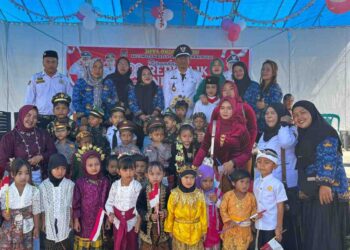 Inisiatif Kepala Desa Bangun Lapangan, Semarakkan HUT ke-80 RI di Desa Ondo-Ondolu