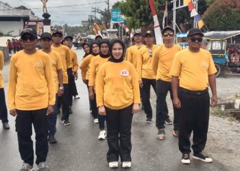 Ikut Lomba Gerak Jalan, PABPDSI Bunta Meriahkan HUT RI ke 80 “BPD Bersatu, Berjuang, Bermartabat”