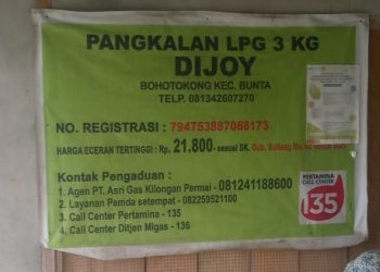 Warga Keluhkan Pangkalan Gas LPG 3 Kg di Bohotokong Bunta, Jual di atas HET Capai 35 Hingga 40 Ribu