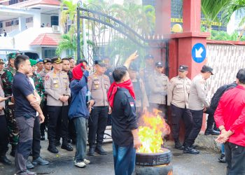 Aksi Demo di Banggai Aman, Kapolres: Masyarakat Banggai Memiliki Kesadaran Hukum Yang Tinggi