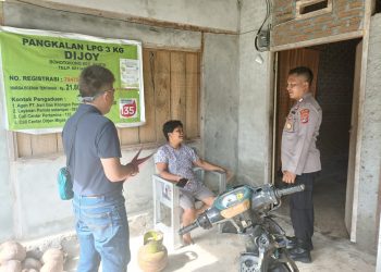Polsek Bunta Tindak Tegas Pangkalan Gas LPG 3 Kg Yang Menjual Diatas HET