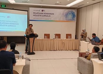 Komitmen Kebebasan Pers, DSLNG Dukung Pelatihan Keamanan Jurnalis oleh AJI Palu di Luwuk