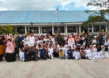 Syafrudin Hinelo Dampingi Pangdam XXIII Palaka Wira Tinjau Program MBG di SDN Simpong