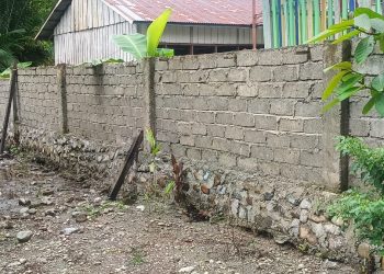Proyek Pembangunan Pagar Paud Desa Pibombo Nuhon Mangkrak, APH Diminta Usut Tuntas