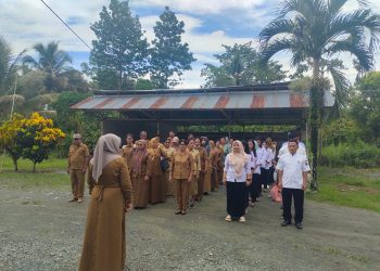 Apel Pagi PKM Simpang Raya, PLT Kapus Salma Bahsoan : Jaga Etos Kerja dan Berikan Pelayanan Terbaik Pada Masyarakat