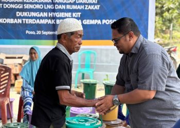 DSLNG Salurkan Bantuan untuk Korban Bencana di Poso dan Bunta