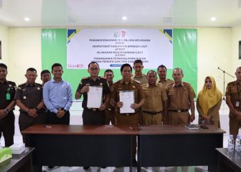 Inspektorat dan Kejari Banggai Laut Teken Kerja Sama, Perkuat Sinergi Pengawasan dan Penegakan Hukum