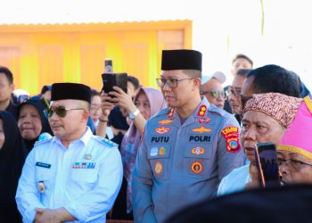 Tumondo Banggai Meninggal Dunia, Kapolres AKBP Putu Melayat ke Rumah Duka