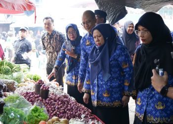 Antisipasi Nataru: Wagub Reny Pimpin Sidak ke Pasar dan Gudang Bulog, Jamin Stabilitas Harga Pangan