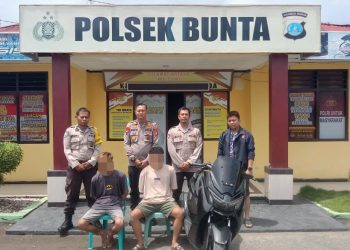 Curi Motor di Ampana, Polsek Bunta Ringkus Dua Pelaku di Simpang Raya