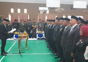 Bupati Banggai Laut Lakukan Penyegaran Birokrasi, 77 Pejabat Eselon Dilantik