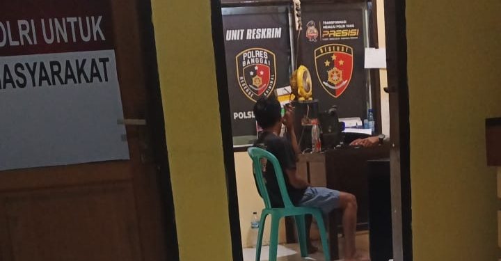 (RI) Korban Melapor di Polsek bunta. (Dok. Ist)