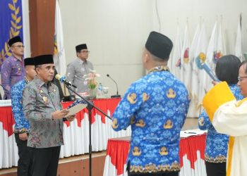 8.000 ASN Sulteng Disumpah Gubernur Anwar, Ditegaskan Jabatan Bukan Hadiah Instan