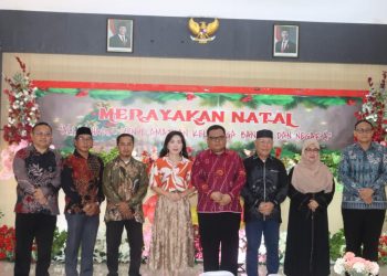 Polres Banggai Kepulauan Gelar Perayaan Natal bersama Bupati Bangkep dan Balut