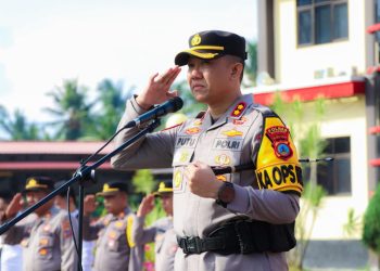 Segera Bertugas di Bandung, AKBP Putu Hendra Pamit di Apel Terakhir Polres Banggai