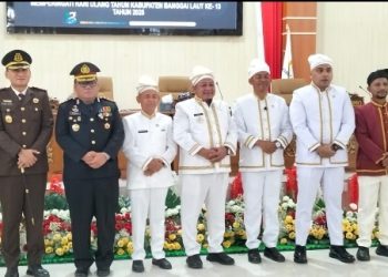 Paripurna HUT Ke-13 Banggai Laut, DPRD Tekankan Sinergi Bangun Daerah