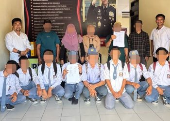 Polsek Pagimana Mediasi Kasus Kekerasan Antar Pelajar