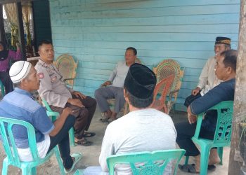 Polsek Bunta Datangi TKP Penemuan Mayat Wanita Paruh Baya di Saluran Irigasi Simpang Raya