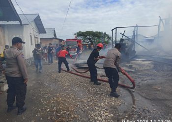 Rumah Nelayan 78 Tahun di Tanjungsari Luwuk Ludes Terbakar