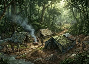 Dugaan Aktivitas Tambang Emas Ilegal, Pemdes Dodabunta Temukan Kamp di Hutan Mumpe’ Simpang Raya