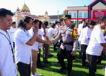Gelar Halal Bihalal, Kapolres Banggai: Momentum Memupuk Kebersamaan