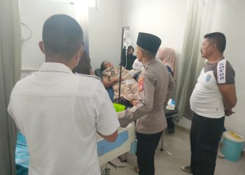 Tiga Korban Dirujuk ke RSUD Luwuk Usai Alami Laka Tunggal, Kapolsek Nuhon: Rem Blong