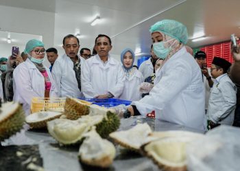 Dorong Investasi dan Nilai Tambah, Gubernur Sulteng Resmikan Packing House Durian di Parigi Moutong