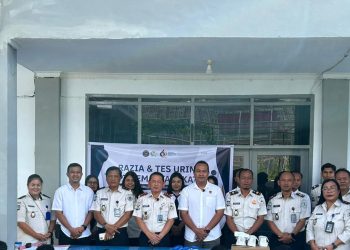 Tes Urine Mendadak di Lapas Luwuk, Satu Warga Binaan Positif Narkoba