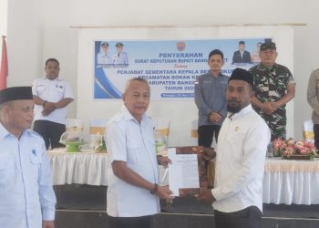 Suharman Ditunjuk Jadi Pjs Kades Kokudang, Bupati Minta Pemerintahan Desa Tetap Berjalan