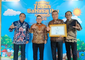 Komitmen Lestarikan Bahasa Ibu, Kabupaten Banggai Digganjar Penghargaan Nasional