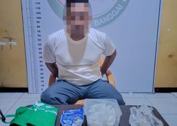Polisi Tangkap Pengedar Narkoba asal Balantak, Simpan Sabu di Pembalut