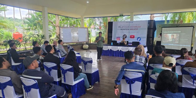 Kuatkan Kapasitas Karang Taruna, DSLNG Gelar Pelatihan Membuat Konten Kreatif