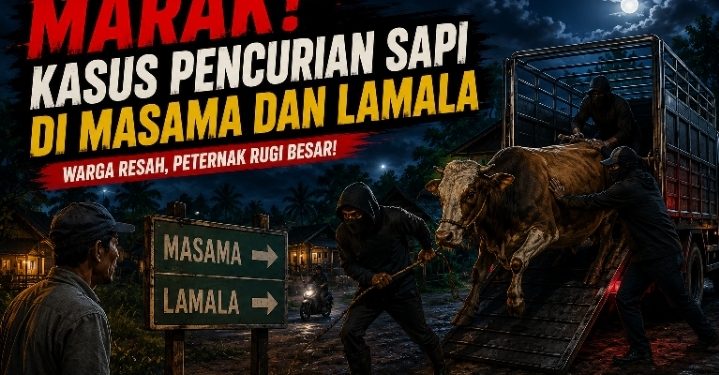 Teror Pencuri Sapi Hantui Warga Banggai, Polisi Diminta Bongkar Sindikat Pelaku
